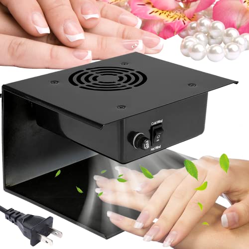 Watris Veiyi 300W Nail Polish Dryer, Nail Fan Dryer for Regular Polish, Hot & Cold Wind Nail Blower Dryer for Manicure Salon and Daily Home Use