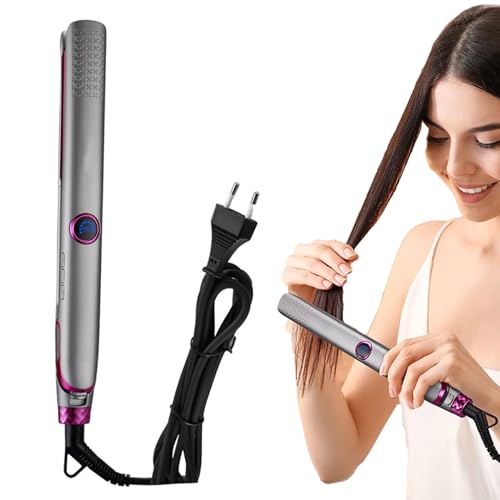 Lisseur de cheveux contre les frisottis grâce aux 10 niveaux céramique pour un brushing doux