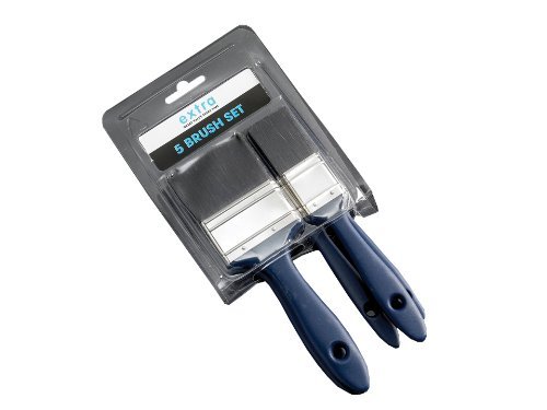 Extra Synthetic and Natural Bristles Paint Brush Set of 5