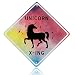 Unicorn Room Decor - Unicorn Crossing Sign, Beautiful Bedroom Wall Decoration for Girls. Put The Poster Away and add Magic to Any Girls Room with Our Novelty Aluminum x-ing Unicorns Signs