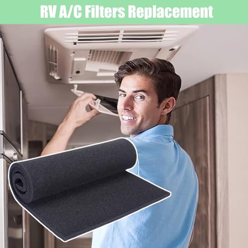 Filtro de espuma para autocaravanas de 16x40 pulgadas reutilizable y lavable 4