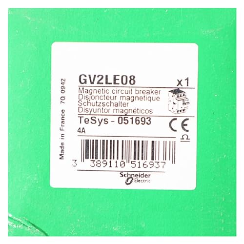 Disyuntor magnético GV2LE06 de alta fiabilidad electromecánica 7