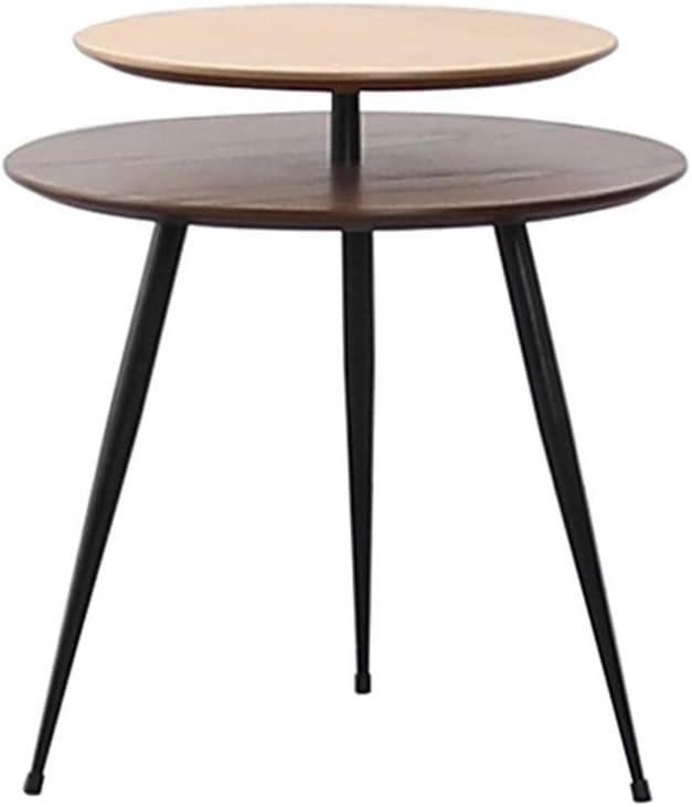 Side Table/End Table,2 Tier Small Square Table Living Room Sofa Corner Table Cabinet Corner Bedroom BedLiving Room Furniture