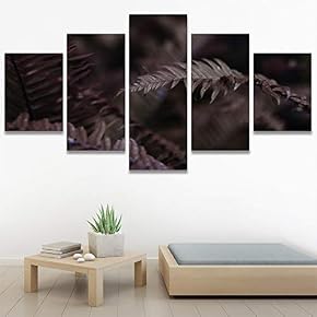 SIGNWIN 5 Panel Canvas Wall Art Modern Art...