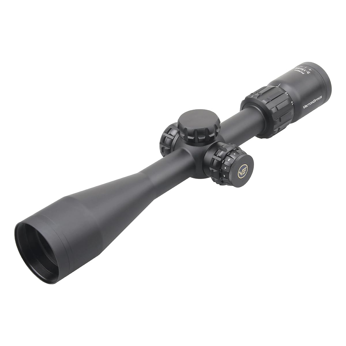 Vector Optics SCOM-37 Paragon 3-15x44SFP - Cannocchiale per sport, airsoft e caccia, fucile ad aria compressa, mirino mirino per fucile, scopa rifle scope, ampia gamma di accessori