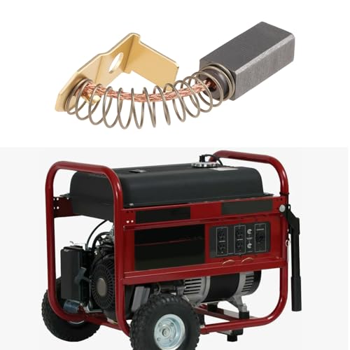 OTOTEC 2 Stück Generator-Kohlebürsten 0050439SRV 17,3 X 8 X 6 Mm Kompatibel mit Coleman Powermate PM0545003 PM0545004 PM0545008