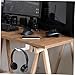 Homoyoyo Headphone Hook Under Desk Shaped Gaming Headset Holder Adhesive Mount for All Earphones Stylish White Design Sleek and Modern Desk Accessory