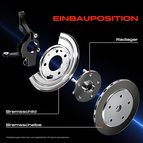 Frankberg Deckblech Spritzblech Ankerblech Bremsscheibe Hinten Links für Jumper Ducato Boxer 2006-2019 77364017