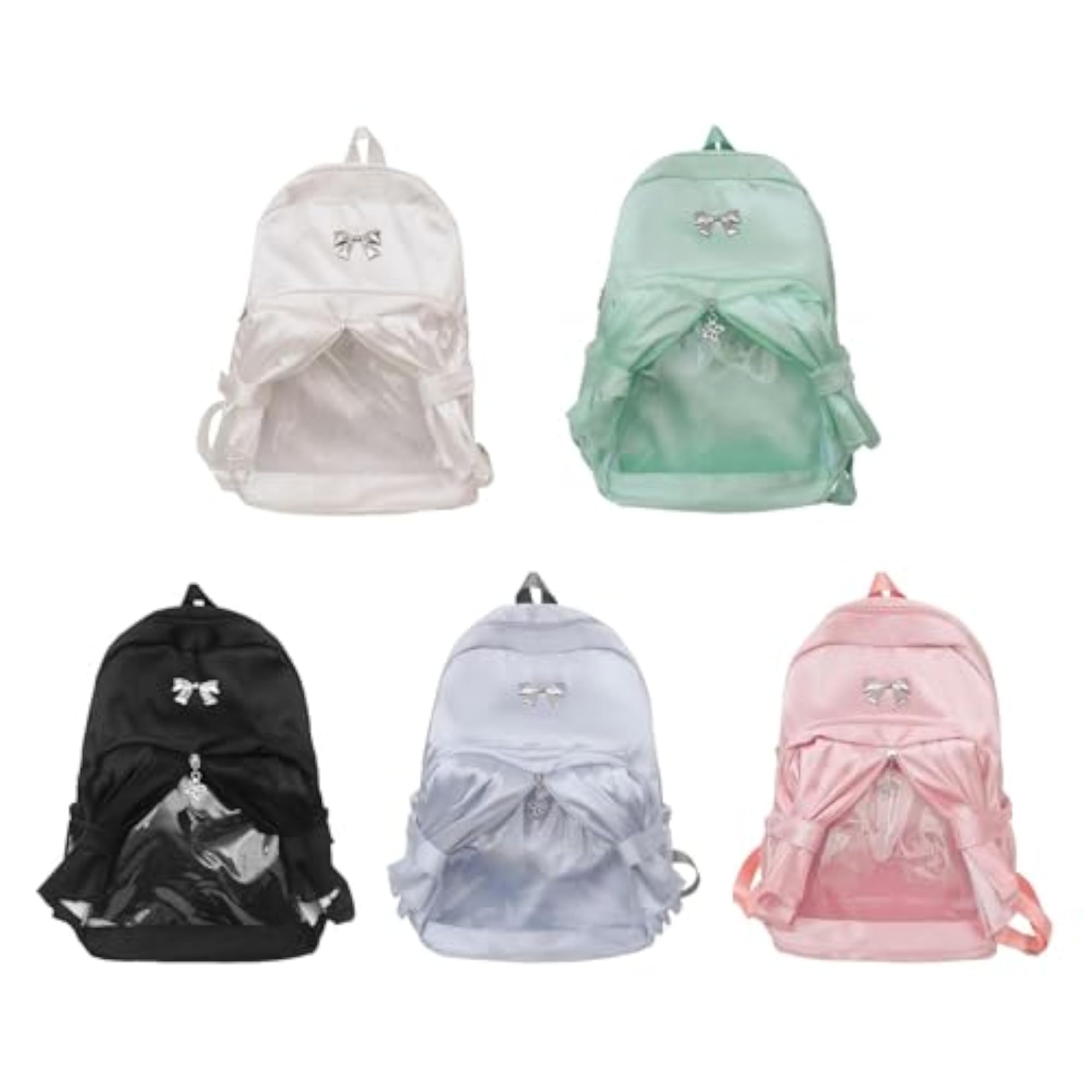 Fashion Transparent Front Pocket Daypack for Camping & Shopping