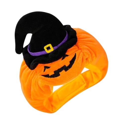 STOBOK ペット用ハロウィンパンプキン帽子 軽量快適な猫犬パーティーキャップ かわいいかぼちゃデザイン 写真撮影や屋外イベントに