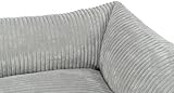 Trixie orthopädisches Hundebett Vital Jonna 60x50 cm in grau - hochwertiges Hundekissen mit Memory Schaum - Hundekorb für ältere Hunde - gelenkschonend und entlastend – 37263