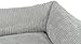 Trixie orthopädisches Hundebett Vital Jonna 60x50 cm in grau - hochwertiges Hundekissen mit Memory Schaum - Hundekorb für ältere Hunde - gelenkschonend und entlastend – 37263