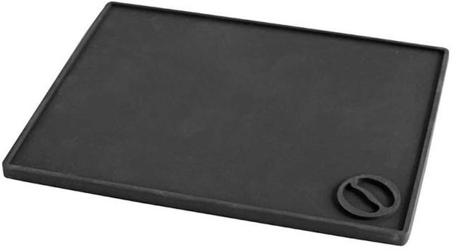 Tamper Mat Black - Make The Perfect Coffee or Espresso - Coffee Accessories - Easy & Quick Clean Up 150 MM X 200 MM