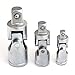 Price comparison product image 3 Piece Universal Joint Socket Adapters 1/4in. 3/8in. and 1/2in. Flexible Swivel Knuckles