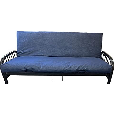 D&D Futon Furniture Denim Futon Cover Cover