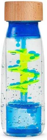 PEQUEÑO BOUM Botella sensorial Move Espiral Azul