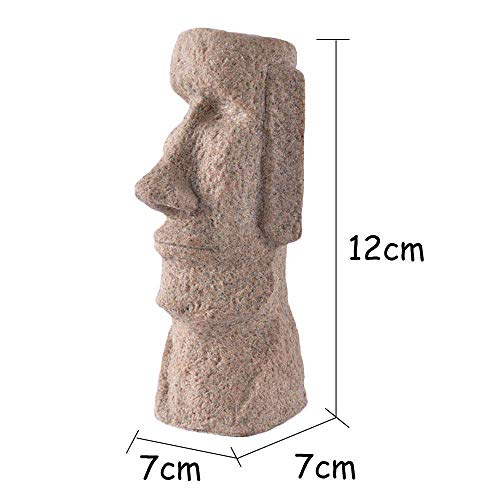 Liushi Easter Island Moai Statue Home Decor And Garden Ornament Statues Collectible Figurine Polyresin Sculpture Crafts Gift #TOP6
