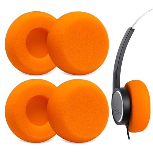 Voarmaks �t�H�[���C���[�N�b�V���������p�C���[�p�b�h FiiO Snowsky Wind Head�p ���K�ȍ����x�X�|���W�J�o�[ 4�p�b�N (�I�����W)
