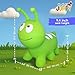 Jumpy Inflatable Bouncer - Animal Ride on Toy for Kids, Toddler’s, Boys, and Girls – Stable and Durable for Indoor and Outdoor Play, Pump and Birth Certificate Included - Green WORMY