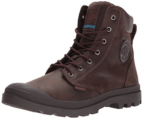Palladium Men's Pampa Cuff Wp Lux Rain Boot, Chocolate, 10.5 M US