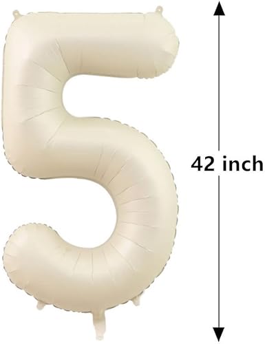 Miniatura 2 de EMAN - Globos grandes de Mylar de 42 pulgadas con el número 50 para decoración de fiesta de cumpleaños número 50 y decoración de eventos de