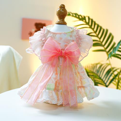 Vestido princesa para perros pequeños color morado XS miniatura 5