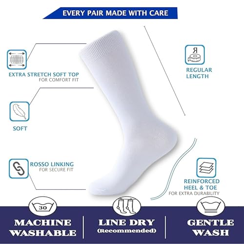 Image of kids school uniform socks for boys and girls, Made with Soft, Breathable & Durable Cotton, Anti Odour & Moisture Absorbent, Calf Length -pack of 3,ideal for School, Sports and All Day Wear