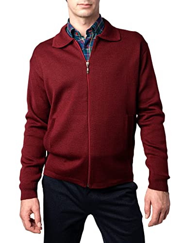Dipuman Cazadora Caballero Cuello Polo (4XL, Granate) Cover