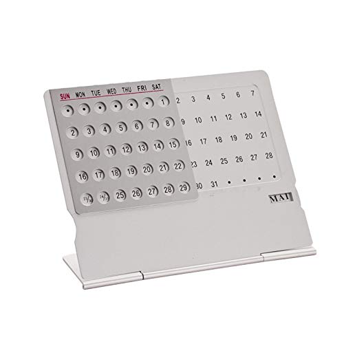 Super Perpetual Unique Calendario perpetuo de 100 a�os Suministros de oficina Calendario de escritorio 01 Calendario