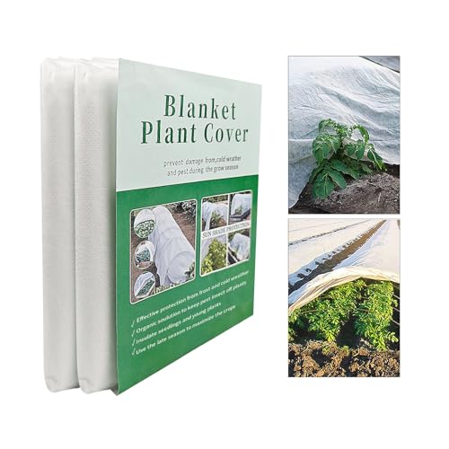 xiaozhong Plant Covers Freeze Protection, 6.5 ft x 13 ft Plant Covers for Winter, Frost Blankets for Outdoor Plants, Plant Frost Protection Covers, Freeze Protection Plant Blankets for Cold Weather
