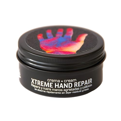 Xtreme Hand Repair 80ml - Global Dermis Crema De Manos Para Reparación Intensiva - Working Hands Cream Con extracto de cáñamo Para Hidratación Profunda, Absorción Rápida, Elasticidad Y Protección