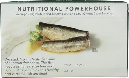Wild Sardines EV Olive Oil L SMKD 4.4OZ miniatura 4