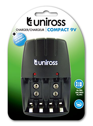 Uniross Compact Wall Charger for AA / AAA /9V PP3