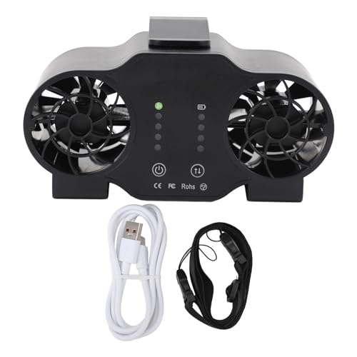 Ventilateur portable 4 vitesses rechargeables pour éviter les coups de chaud
