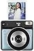 Fujifilm Instant Film Camera, Aqua Blue (Instax Square SQ6 Aqua Blue)