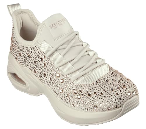 Skechers Skechers Women's M-Uno - Glitzy Glam Shoes, Taupe, 9.5 Medium US