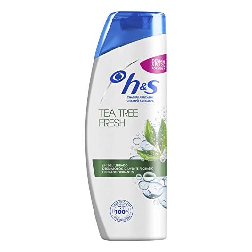 Head&Sholders Tea Tree Fresh - Refrescante anticaspa champú, 360 ml