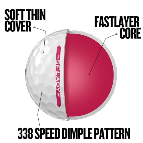 Srixon Soft Feel Lady Golf Balls – Ultra-Soft Performance