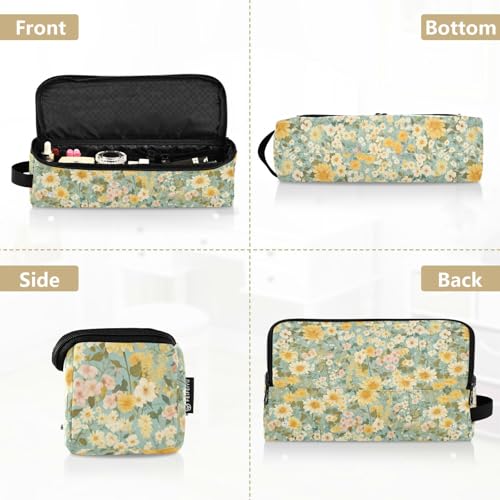Bolso de viaje para herramientas de cabello Colorful Flower miniatura 5