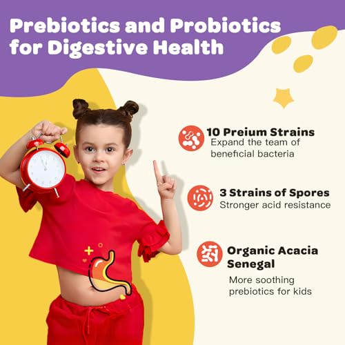 ZEBORA Kids Probiotic Chewables, Strawberry, 75 Count (75 Servings) - Image 3