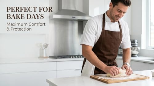 Image of Kitchen Apron Cut Pocket with Pen Holder | Adjustable Durable & Stylish for Kitchen, Restaurant, Cafes | Ideal for Chefs, Bakers & Home Cooks | Easy to Clean | Unisex Design