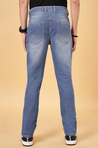 Image of Men's SF Jeans Light Blue Jeans Slim Tapered Fit,Light Blue,30