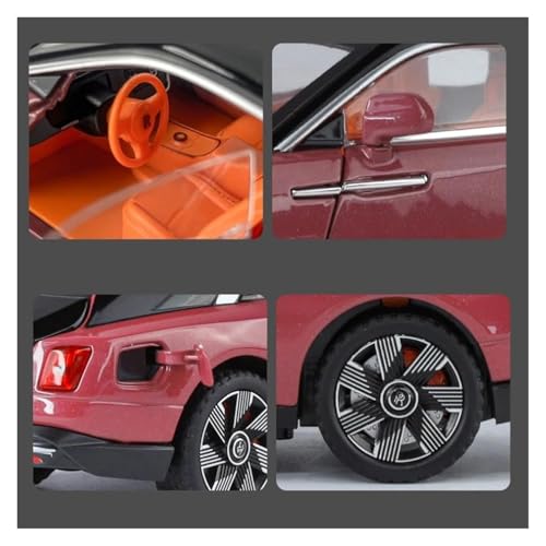 Modelo de coche Rolls Royce Spectre escala 1:24 marrón miniatura 7