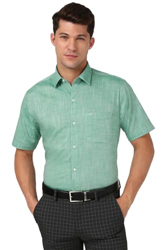 Image of Peter England Men Cotton Regular Fit Formal Shirt