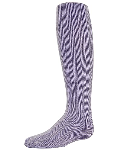 MeMoi Girls Essentials Herringbone Opaque Tights2