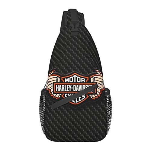 Harley Davidson Sling Bag Cross Body Bag Small Chest Bag per donne e uomini, Foto