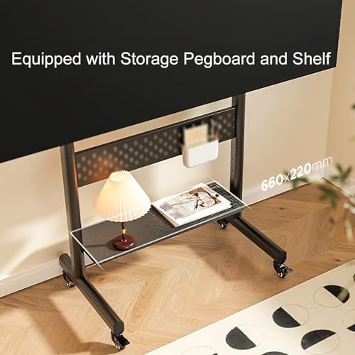 Soporte móvil para TV de 40" a 85" con ruedas y altura ajustable miniatura 3