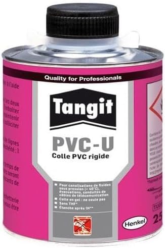Colle pour tuyaux en PVC rigide Tangit étanchéité absolue de raccord de canalisations lot de 5