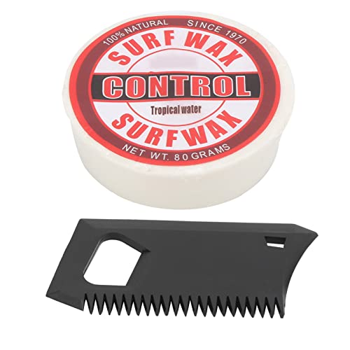 QANYEGN Anti Slip Surf Wax, Scent Surfwax Surfing Surfboard Skimboard Water, Portable Slip Paraffin Accessories for Protecting (hot water wax)