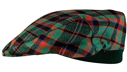 Casquette plate pour hommes et femmes style écossais idéal pour les balades en plein air